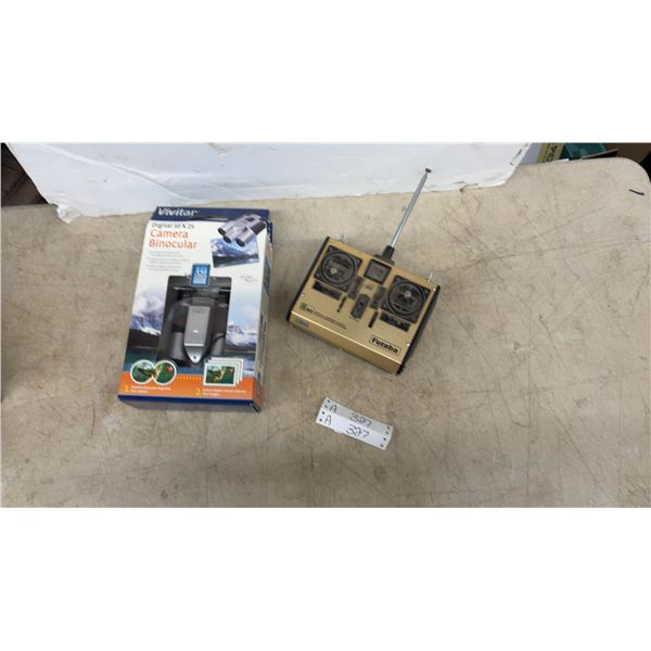 Futaba FG Series Digital Proportional Radio Control Transmitter and Vivitar camera Binocular