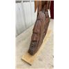 Image 5 : Hand-Carved Wooden African Vulture God Sculpture - 32” Tall