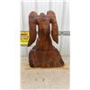 Image 7 : Hand-Carved Wooden African Vulture God Sculpture - 32” Tall