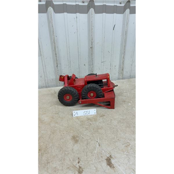 Vintage Nylint Red Pressed Steel Tournadozer Toy