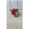 Image 2 : Vintage Tonka Toy Truck 2 Blue Pickup, Orange Mini-Dump and Red Zelco Mighty Dump