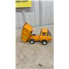 Image 9 : Vintage Tonka Toy Truck 2 Blue Pickup, Orange Mini-Dump and Red Zelco Mighty Dump
