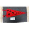 Image 1 : Vintage Beatles Red Felt Pennant