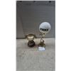 Image 1 : Winnipeg Roadster Club Trophy and "Strike" Bowling Ball Lamp