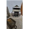 Image 2 : Vintage Coin-Operated juke box selector Machine Parts: 2 Chrome-Plated Housings, Coin Box, and
