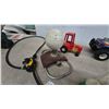 Image 6 : Vintage Toys: Blue Off-Roader 4x4 Truck, Red Tractor, and Orange Tanker Truck
