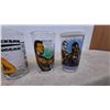 Image 2 : Four WWF Wrestling Glasses: "Hacksaw" Jim Duggan, Brutus "The Barber" Beefcake, and Demolition