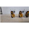 Image 3 : Four WWF Wrestling Glasses: "Hacksaw" Jim Duggan, Brutus "The Barber" Beefcake, and Demolition