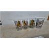 Image 4 : Four WWF Wrestling Glasses: "Hacksaw" Jim Duggan, Brutus "The Barber" Beefcake, and Demolition