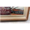 Image 2 : Framed Oil Painting Signed "Doodles" Khartum Komedians Shriner Clown With Sneaker Fund Bank