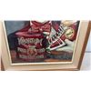 Image 3 : Framed Oil Painting Signed "Doodles" Khartum Komedians Shriner Clown With Sneaker Fund Bank