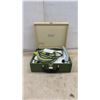 Image 1 : Vintage Century CMV-901 Portable Suitcase Record Player, Multi-Speed 16/33/45/78 RPM, 115V