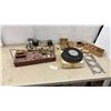 Image 1 : Wurlitzer Model 501 and Rock-Ola Model 1056-A Tube Amplifiers, Records, Parts