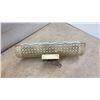 Image 10 : Vintage Brass Lantern Pendant Light and Mid-Century Modern Diamond Pattern Wall Light