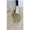 Image 11 : Vintage Brass Lantern Pendant Light and Mid-Century Modern Diamond Pattern Wall Light