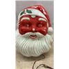 Image 5 : Vintage Empire Plastics Light-Up Santa Claus Face Christmas Decoration, 15 1/2 × 12”
