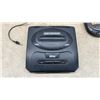 Image 2 : Sega Genesis Model 2 Console with SNES Controller, Genesis Controller, Panasonic CD Player