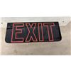 Image 10 : Vintage Emergency Exit Signs and Components with Faceplates, Stencil, and Lighting Units