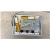 Image 8 : Vintage Emergency Exit Signs and Components with Faceplates, Stencil, and Lighting Units