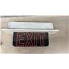Image 9 : Vintage Emergency Exit Signs and Components with Faceplates, Stencil, and Lighting Units