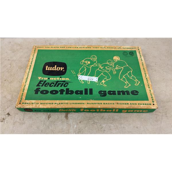Tudor Tru-Action Electric Football Game, Model in Original Box