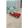 Image 2 : Hallmark Kiddie Car Classics lot of 3: Ford Mustang, Delivery Cycle and Late 1940s Mobo Sulky