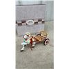 Image 6 : Hallmark Kiddie Car Classics lot of 3: Ford Mustang, Delivery Cycle and Late 1940s Mobo Sulky