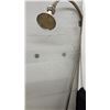 Image 8 : Antique Wall-Mount Three-Handle Utility Faucet and Exposed Pipe Shower Fixture With Cross Handles