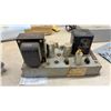 Image 11 : Jukebox Parts, Wurlitzer Model 1100 Metal Base, Chrome Trim Wings, Rock-Ola Selection Plate and