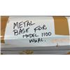Image 3 : Jukebox Parts, Wurlitzer Model 1100 Metal Base, Chrome Trim Wings, Rock-Ola Selection Plate and