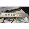 Image 4 : Jukebox Parts, Wurlitzer Model 1100 Metal Base, Chrome Trim Wings, Rock-Ola Selection Plate and