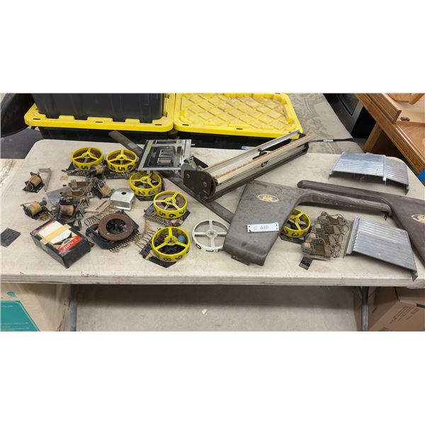 Jukebox and Pinball Machine Parts, Score Reels, Solenoids, Cabinet Panels