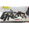 Image 1 : Slot Car Track Set with Track Pieces, Controllers, Power Track