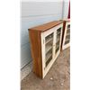 Image 4 : Pair of Vintage Wood and Glass Display Cabinets 48 × 11 × 44
