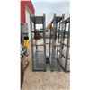 Image 3 : Three Metal shelf Units, Two @ 69 × 48 × 12” and 69 × 48 × 17 1/2