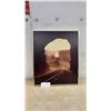 Image 1 : Canadian Pacific Gold Label Series Framed Sepia Photograph of Steam Locomotive No. 140