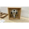Image 4 : Vintage Wooden Tennis Racket Presses, Woven Speaker, and "Art Across Time" Hardcover by Adams