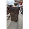 Image 3 : Canadian National Railways 4 stackable -Drawer Wooden Filing Cabinet and 51”×24”×18”