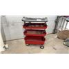 Image 1 : Three-Tier Rolling Oil Can Service Cart, 34 × 13 1/2 × 26”