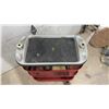 Image 3 : Three-Tier Rolling Oil Can Service Cart, 34 × 13 1/2 × 26”