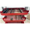 Image 6 : Three-Tier Rolling Oil Can Service Cart, 34 × 13 1/2 × 26”