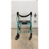 Image 2 : Dolomite Legacy Four-Wheeled Rollator Walker with Seat and Handbrakes