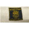 Image 2 : Original Witney Point Pure Wool Blanket, Cream With Dark Blue Stripes, Made in England