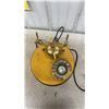 Image 8 : Vintage Barrel Shaped Brass Middle Eastern/Moroccan Corded Telephone