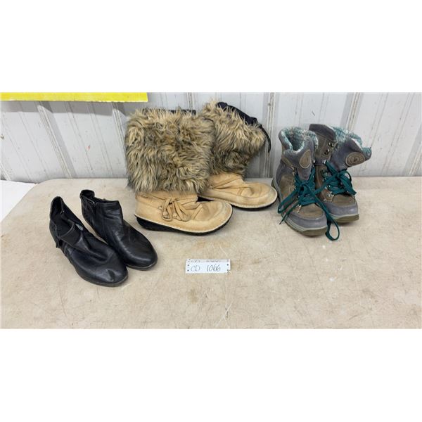 Ladies Winter Boots, Sorrel Size 7, Santana and Ankle Booties