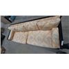 Image 4 : Black Lacquered Sofa with Floral Upholstery and Cushions. 86” wide