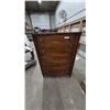 Image 1 : Tall Chest of Drawers with Six Drawers and Brass Pulls. 52”×37”×21” mcm.