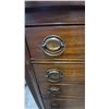 Image 4 : Tall Chest of Drawers with Six Drawers and Brass Pulls. 52”×37”×21” mcm.