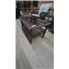 Image 8 : Wicker Patio Set: Chair, Loveseat, Side Tables, and Coffee Table