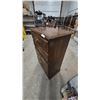 Image 2 : Carved Wood Chest of Drawers with Brass Handles. 50”×34”×18”